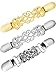 Jetec 3 Pieces Retro Sweater Collar Clips Cardigan Clip Dresses Shawl Clip for Women