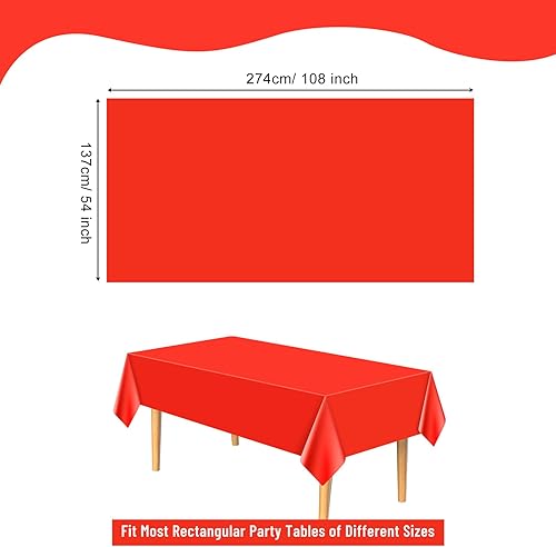 Miniatura 2 de PLULON Paquete de 5 manteles de plástico a cuadros azules y blancos, manteles de 54 x 108 pulgadas para picnic, baby shower, fiesta de cumpleaños,