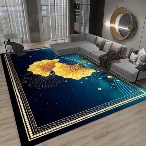 Tapis salon lavable en machine grand format résistant à l'usure