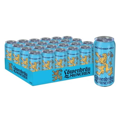 Löwenbräu Original Helles Dosenbier, EINWEG (24 x 0.5 l Dose), Helles aus München