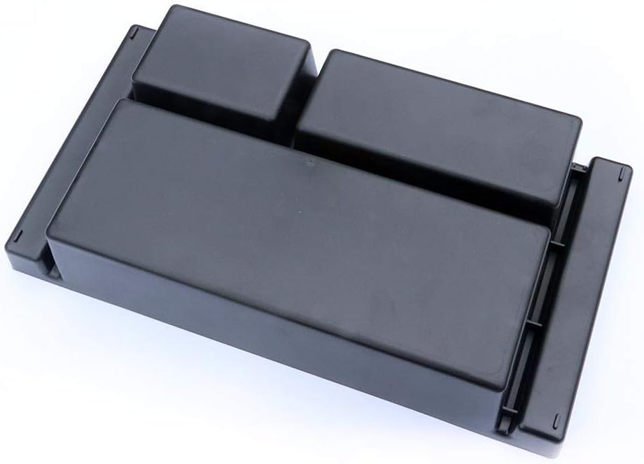 Car Center Console Organizer Tray for 2019 2020 2021 Chevy Silverado/GMC Sierra 1500 and 2019-2021 Silverado/Sierra 1500/2500/3500 HD GM Vehicles Accessories (Full Console w/Bucket Seats ONLY)