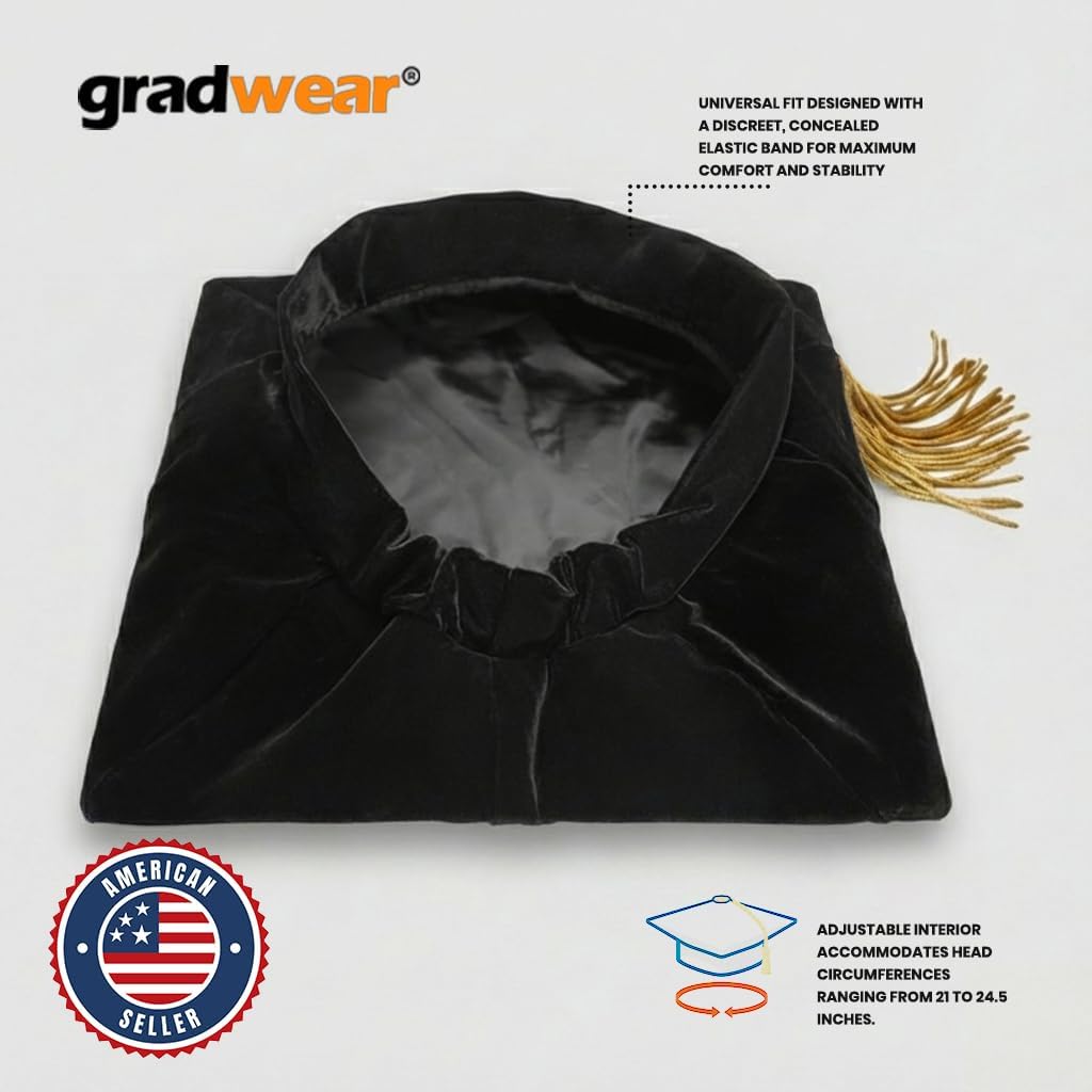 Classic Doctoral Graduation Tam & Gown - Academic Regalia