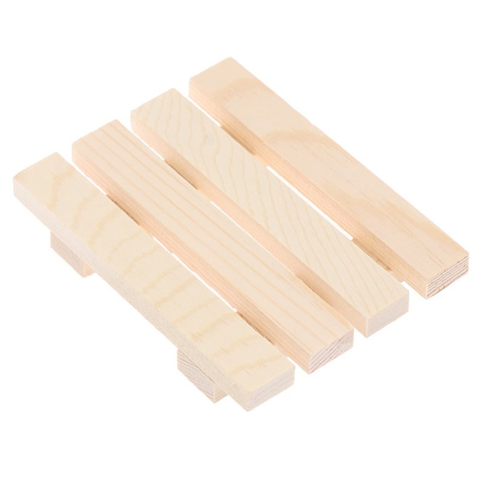JINGYAN Mydelniczki Wooden Soap Tray Rack For Storing(Light Grey)