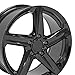 OE Wheels CV02 18 Inch Rims Fit Corvette C8 Z06 Style 5x120.65 18x8.5 Gloss Black (Set of 4)