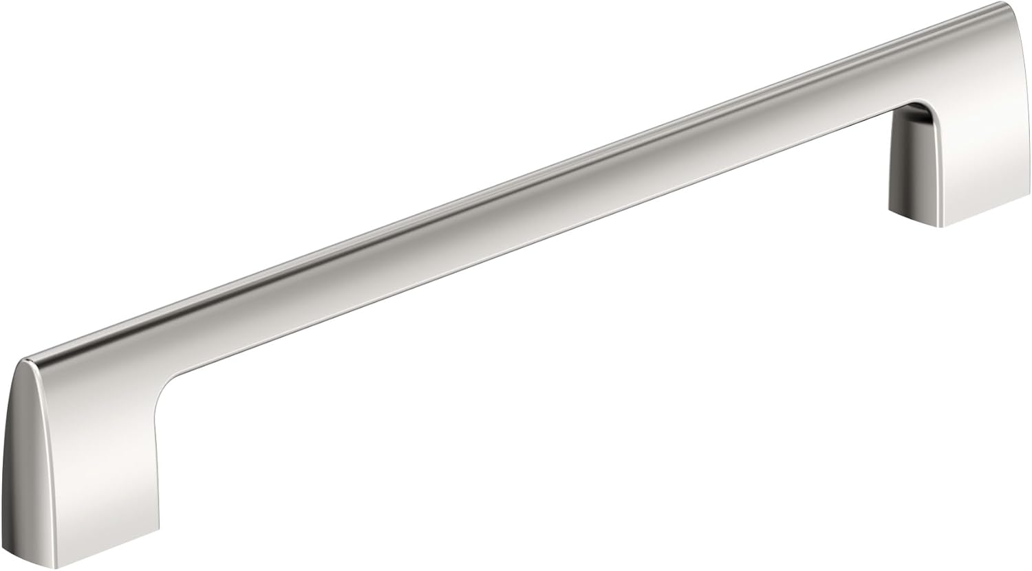 Polished Nickel 8-13/16" Cabinet Pull Bar with Mounting Hardware