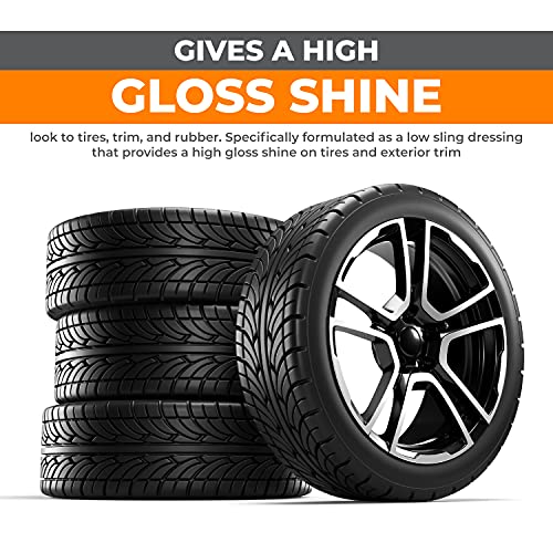 All American Car Care Products Tire Dress Up - High Gloss Shine Tire Dressing (1 Gallon) #TOP1
