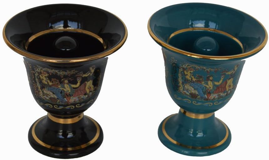 2 Items Pythagoras Cups Justice Greedy Cup Dionisos Feast - God Wine
