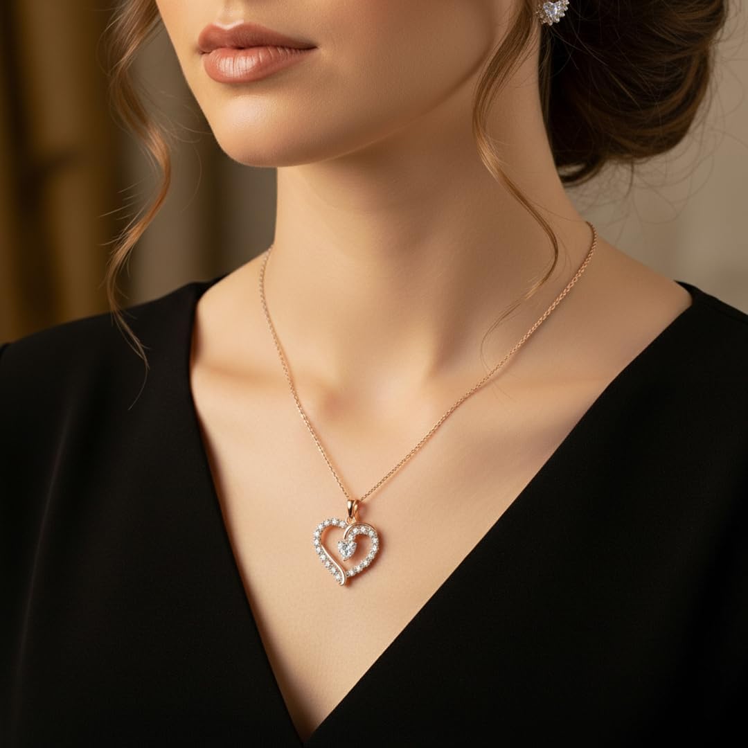 To My Wife Necklace from Husband- Gifts for Girlfriend, Fiancé, Soulmate Jewelry for Women on Christmas, Birthday, Anniversary & Valentine's Day - Image 4