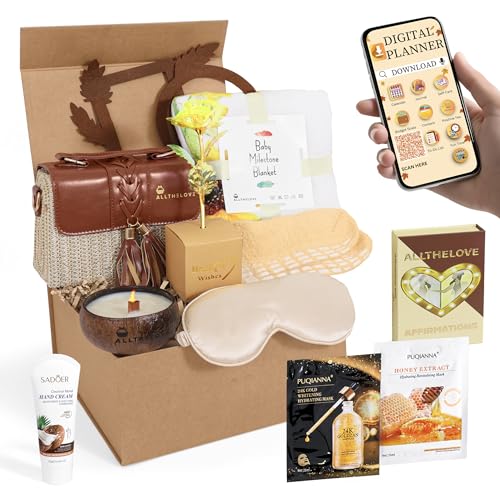 ALLTHELOVE New Mom Care Package - Postpartum Gift Basket with