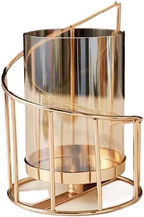 Metal Candle Holders Dried Flower Vase Home Decor Living RoomBedroom Dining Table Decoration Accessories