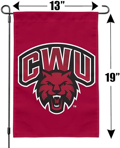 Miniatura 6 de Central Washington University Primary Logo Garden Yard Flag with Pole Stand Holder