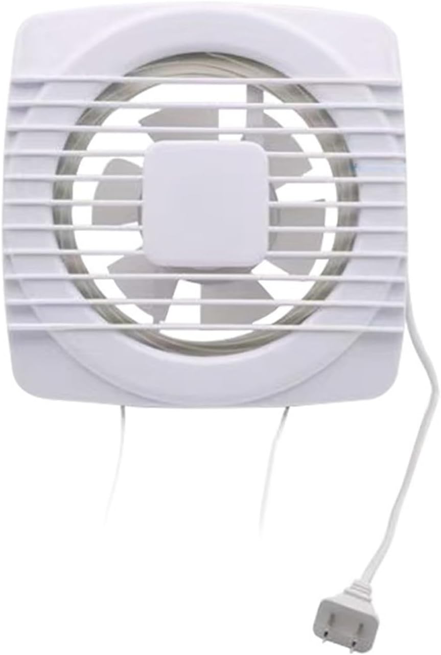 Ventilation Fan, 4/6/8inch Silence Ventilating Strong Exhaust Extractor Fan For Window Wall Bathroom Toilet Kitchen Mounted,Bathroom fan(6inch)