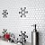 SOMERTILE Metro Hex Glossy White with Black Snowflake 10-1/4" x 11-7/8" x 5 mm Porcelain Mosaic Tile (10 Tiles/8.65 sqft.)", White/Black (FXLM1HGS)