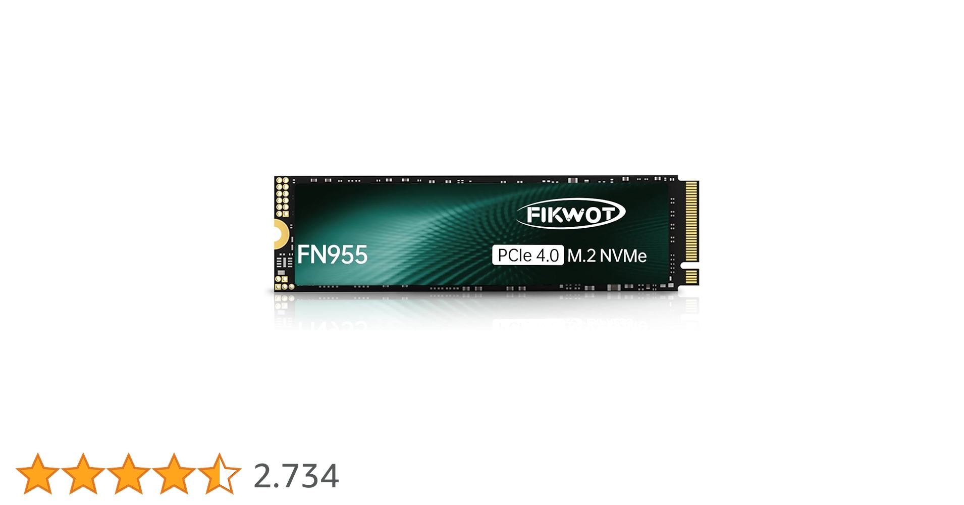 Fikwot FN955 SSD 2TB M.2 PCIe Gen4 x4 Unidad Interna de