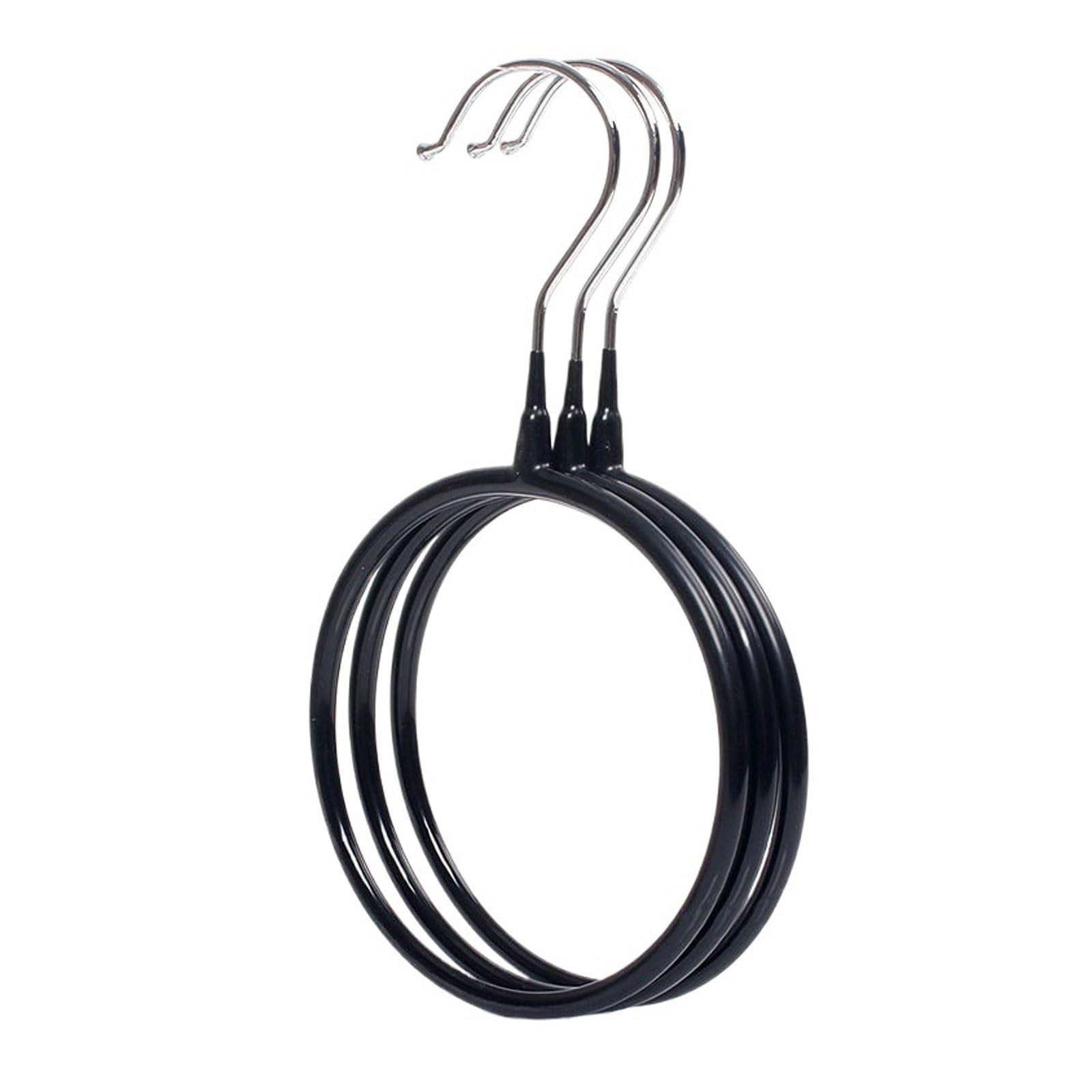 Iron Circular Hanger Anti Slip Hanging Ring Scarf Shawl Coat hanger