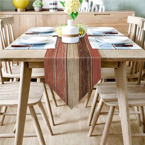 Chemin de table longue table protégeant votre mobilier avec style moderne lavable - 6