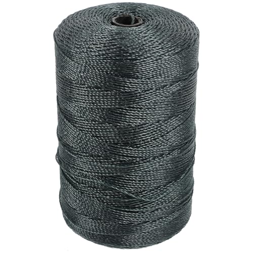 KOMBIUDA Heavy Duty Nylon Twine Braided Fishing Line for Net Repair and Binding Multipurpose Rope for Shrimp Pots Tent Ropes and Packing Applications