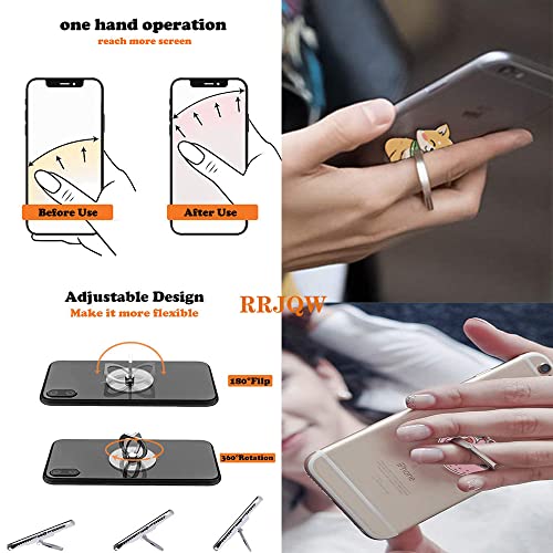 Phone Ring Holder Stand,Panda Phone Ring Kickstand Holder 360 Rotation Finger Ring Grip Stand Compatible With Iphone,Samsung,Lg,Sony,Htc And More #TOP6