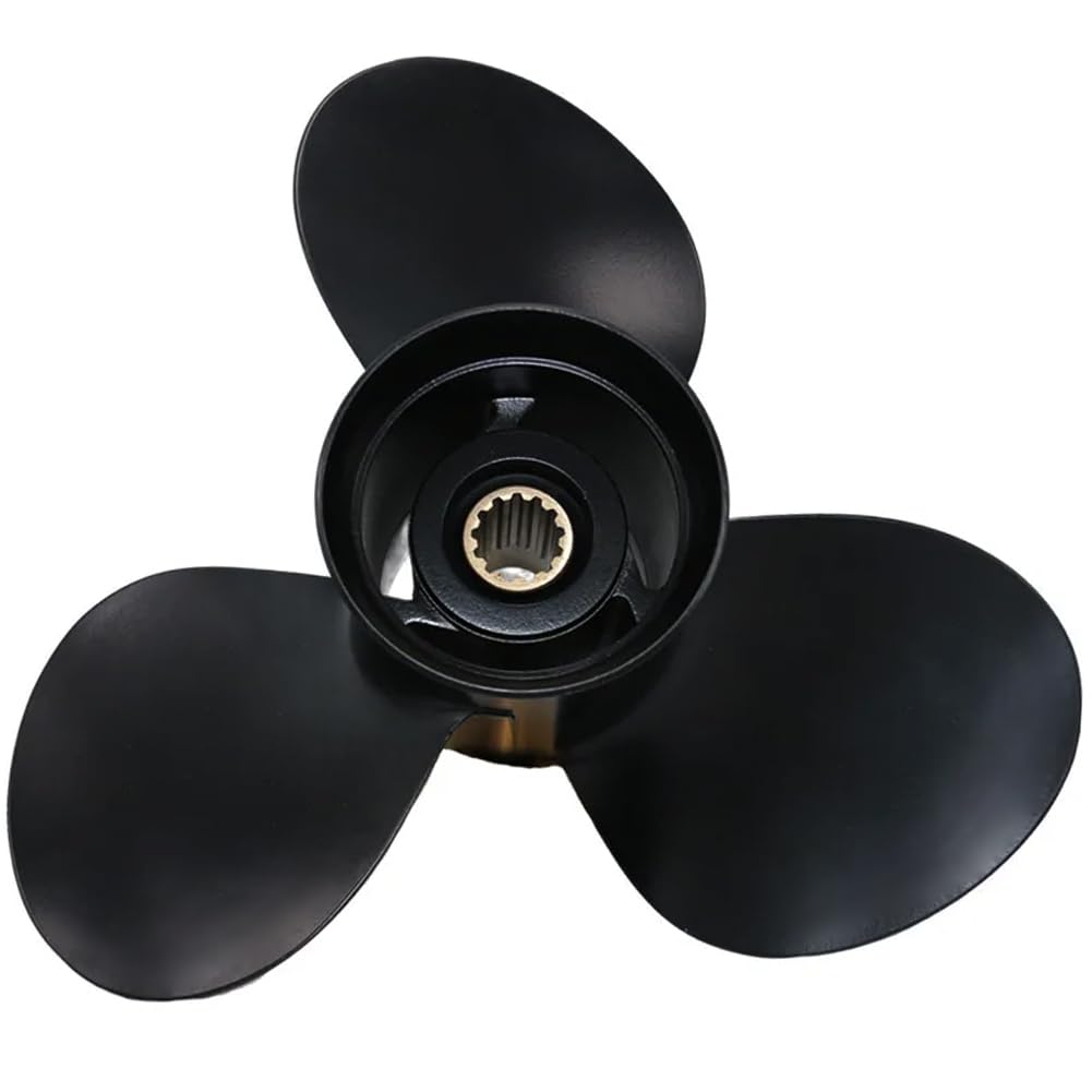 AQUAMAN 11.1x13 11.1x14 11x15 11.4x12 11.6x11 11.75x10 12.1x9 Hélice de barco para motor fueraborda Tohatsu Nissan 35/40/50HP, 13 dientes