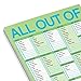 Knock Knock All Out Of Grocery List Note Pad (Pastel / Original) - All Out of Pad List & Magnetic Notepad, 6 x 9-inches