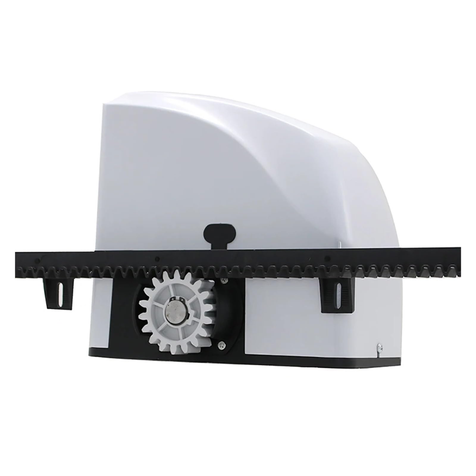 Garagentoröffner, Schiebetoröffner, Wechselstrombetriebenes 800-kg-Getriebe aus Aluminiumlegierung mit 2 Fernbedienungen, elektrischer Türantrieb Passend für vielseitige Tore (Color : Gray AC 110V)