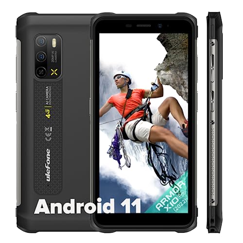 Ulefone Armor X10 Pro Unlocked Rugged Smartphone, 4Gb Ram + 64Gb Rom, 5180Mah, 20Mp Dual Rear Camera, Dual Speakers, Headset-Free Fm Radio, 5.45 Inch Hd+, Type-C Android Cell Phone (Grey) #TOP4