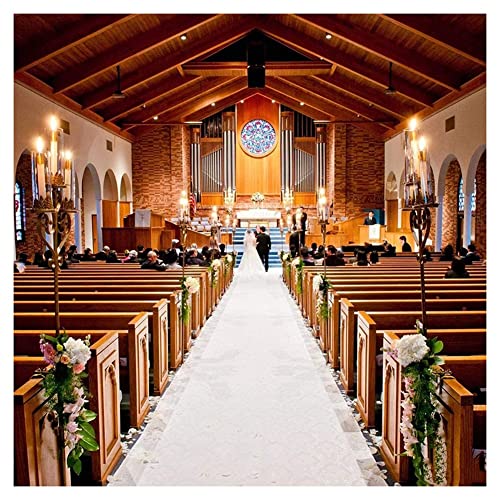 Corridore della Navata Nuziale Bianco Tappeto per