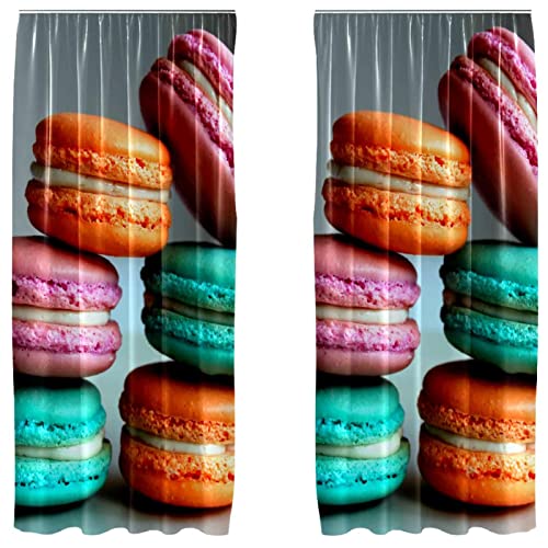 Cortinas de ventana macaron ideales para iluminar dormitorios infantiles y salones 2