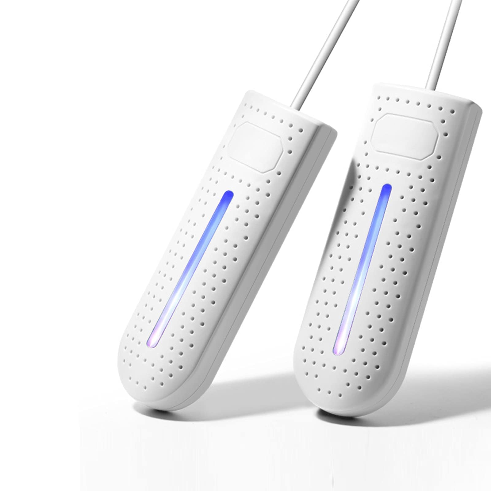 ExceforeExcefore Electric Shoe Dryer, Boot Deodorizer 65℃ Boot Warmer Dryer with Heat Device, Double‑Sided Porous Heat Dissipation for Shoes Sock Gloves(white)