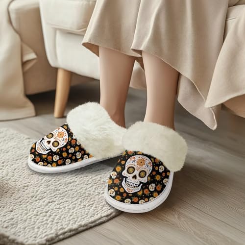 Womens Slippers Size 5-13 Soft Winter Slippers for Women Anti-slip Warm House Shoes for Bedroom Indoor2