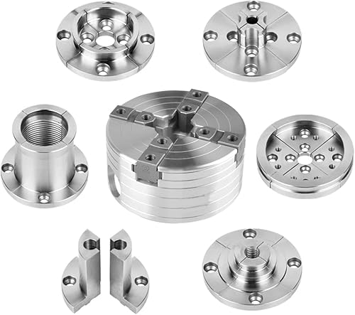 Miniatura 3 de NAGU Juego de mandíbula Cole de 10 pulgadas para portabrocas Nova, paquete de accesorios de mandíbula de 1 pulgada x 8 tpi con kit de pulidor de