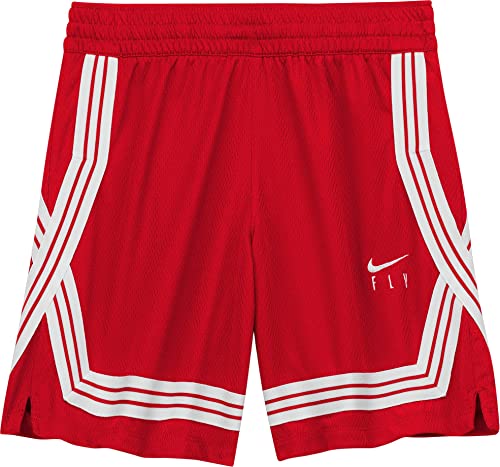 Nike Girls Fly Crossover Training Shorts (Medium) Red #TOP16