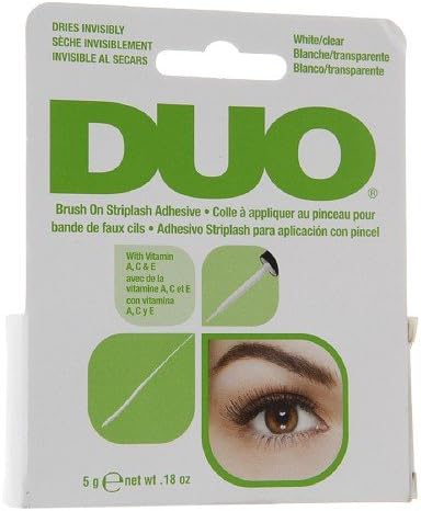 Duo Brush on Striplash Adhesive, White/Clear 0.18 oz