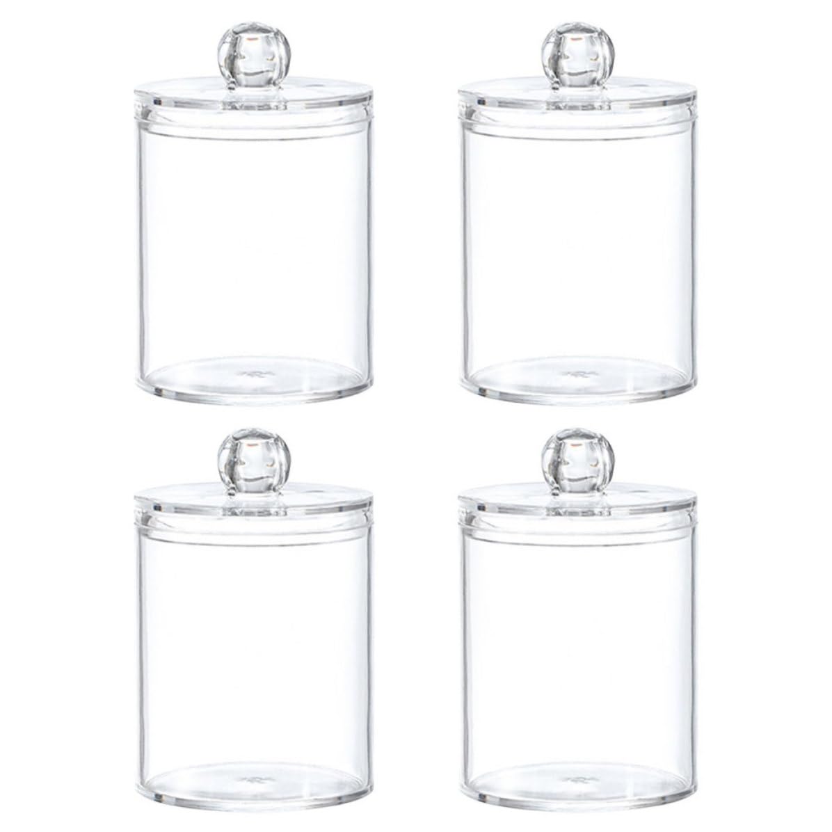 Organizador de algodón y maquillaje Luxshiny para mantener ordenado el lavabo del baño
