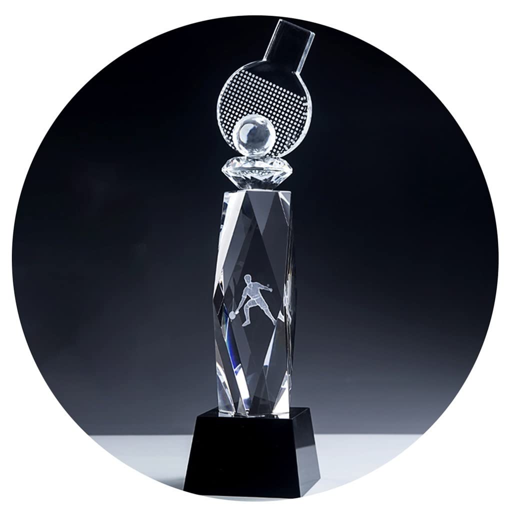 Trofeos Cristalinos De La Serie Deportiva Trofeos De Torneos De Fútbol/Baloncesto/Golf Premios del Equipo del Campeonato Trofeo De Recuerdo De Evento De Talla Interna