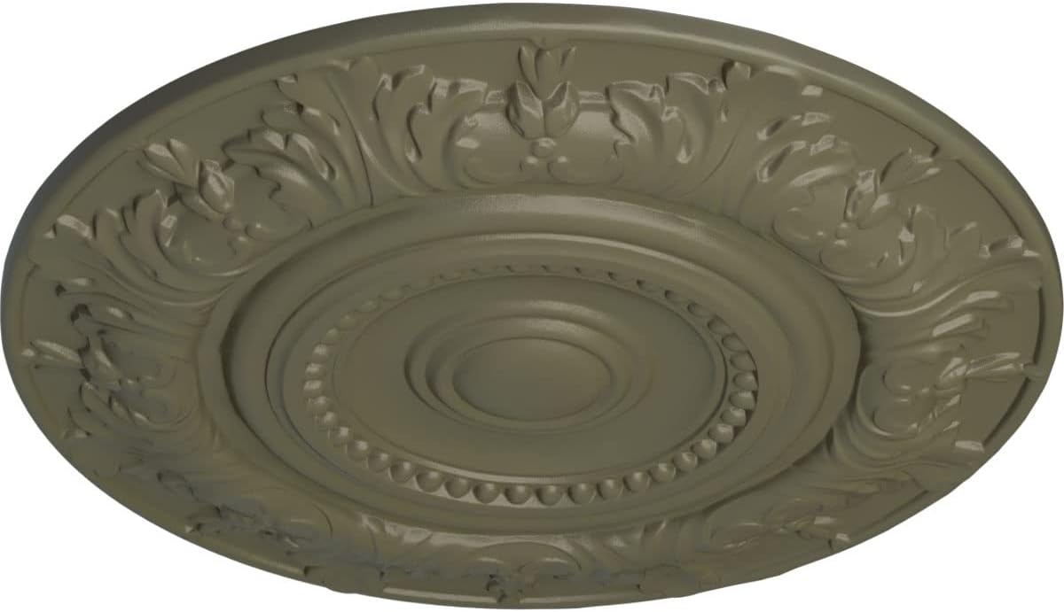 Ekena Millwork CM20BXSSF Biddix Ceiling Medallion, Spartan Stone