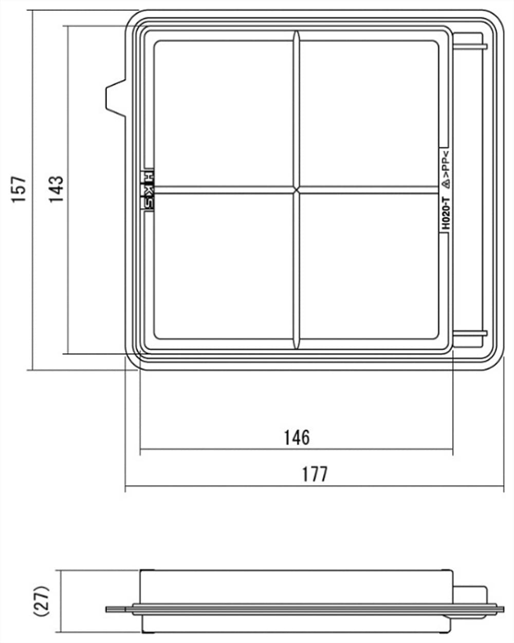 Amazon | HKS 吸気系パーツ エアフィルター スーパーエアフィルター N