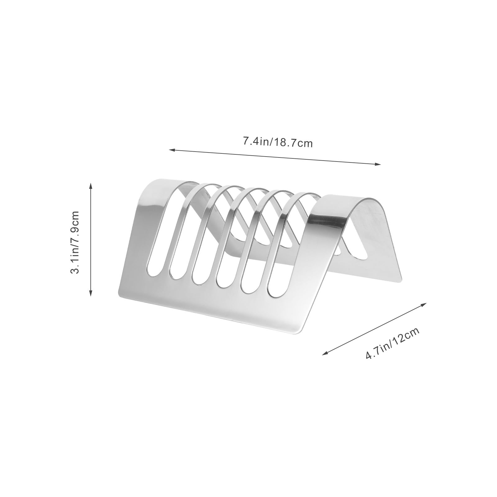 BESTonZON Brotregal Aus Edelstahl Regale Schreibtisch-Toastregal Edelstahl-Toastständer Brotregal Für Den Täglichen Gebrauch Arbeitsplatte Toastregal Küche Toastregal Heimbedarf