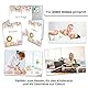 Minilino U Heft Hülle 3-teiliges Premium Set für Impfpass, Reisepass [ SCHÜTZT WICHTIGE DOKUMENTE ] Organizer für Untersuchungsheft und Reiseunterlagen | für Jungs, Federgras Löwe