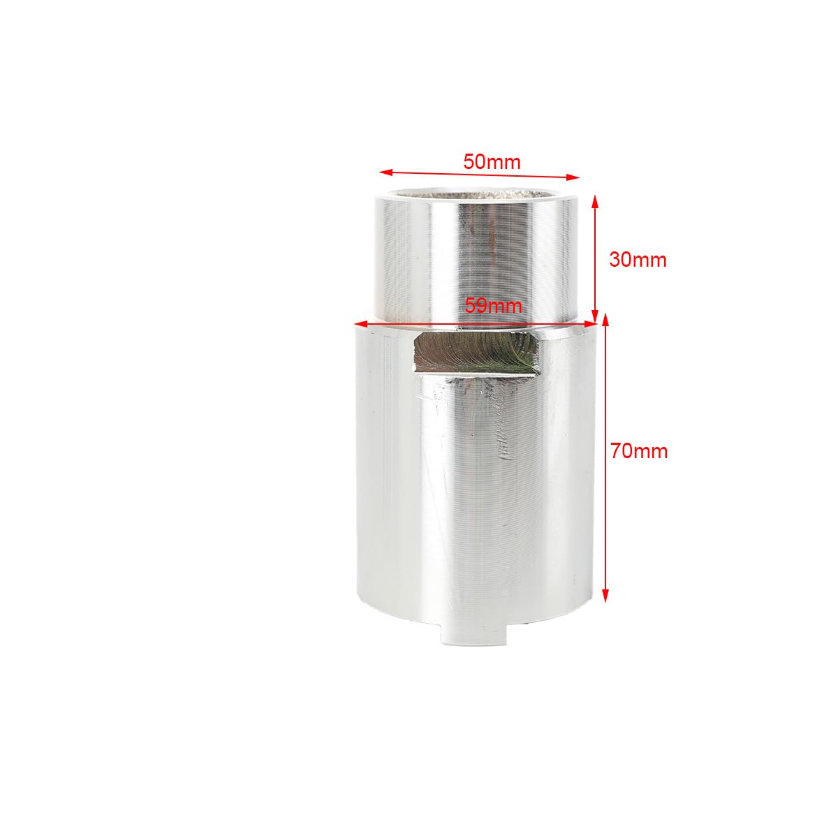 Erhöhungssäule für Autohebebühne, Erhöhung der Hebebühne, 4 pcs Ø50mm Aufnahme-Erhöhung Transportererhöhung für Hebebühne, höhenverstellbare Beine, H 75mm=45mm+30mm