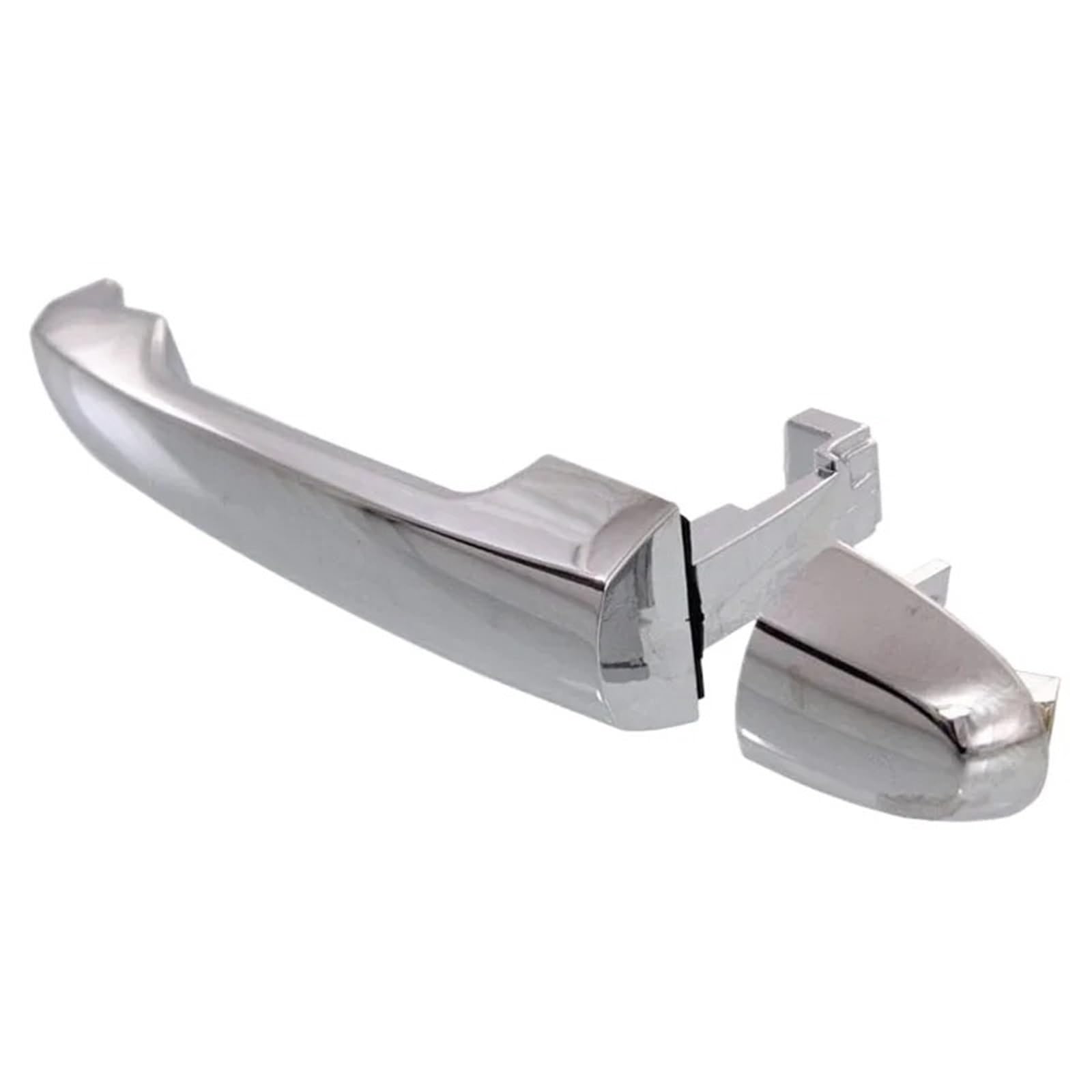 DUHNXUJ Car Door Handle for KIA for Carens for Rondo 2007-2012 Exterior Handle Rear Left Right Replacement Silvery Outside Handle(Front Right)