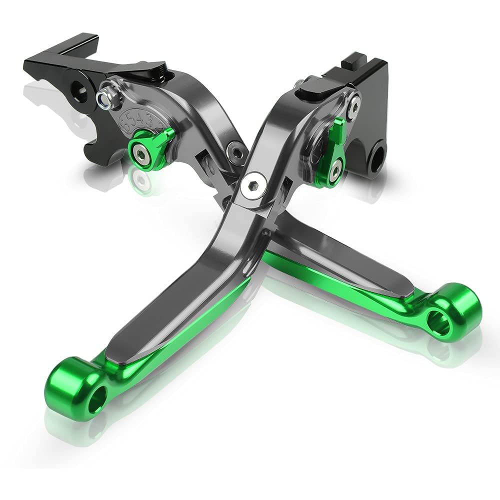 Z750 Moto Leviers d'embrayage de Frein pour Z750 Z 750 2007 2008 2009 2010 2011 2012 2013 (Titan/Vert)