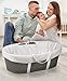 Wicker-Look Woven Baby Moses Basket with Bedding, Sheet, and Pad