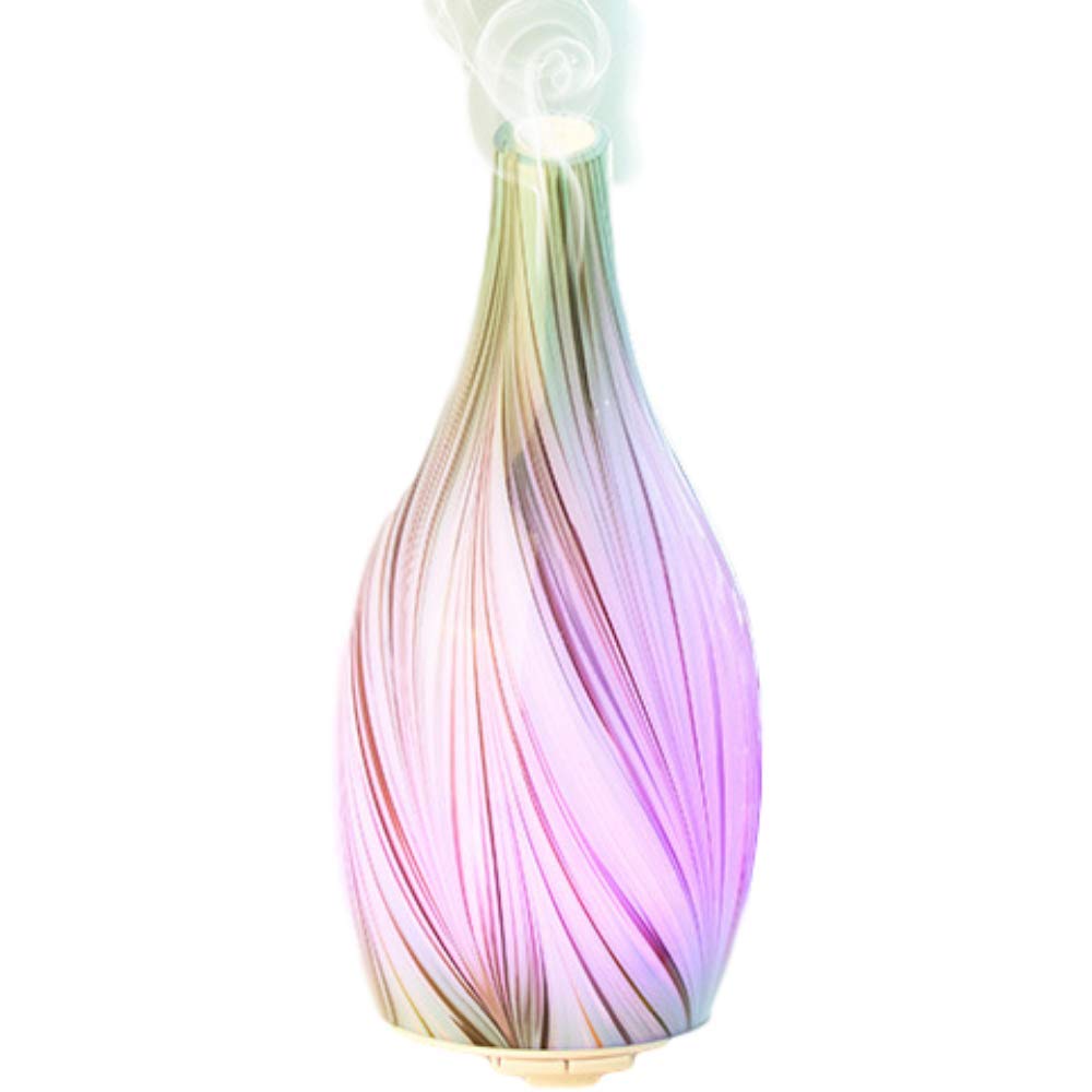 WYL - Diffusore di oli essenziali, umidificatore d'aria a nebbia fresca, con arresto automatico senza acqua, 6 colori a scelta