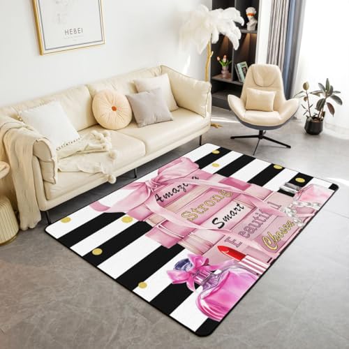Erosebridal �s���N �L���[�g �J�[�y�b�g 6'15.2 cm x 4'27.9 cm �K�[���[ �t�@�b�V���� �{�E �G���A���O �K�[���Y �e�B�[�� ���f�B�[�X ���_�� ���Ɣ��̃X�g���C�v ���� �􂦂郉�O �|�W�e�B�u ���p �{ �p�[�� ���� ��
