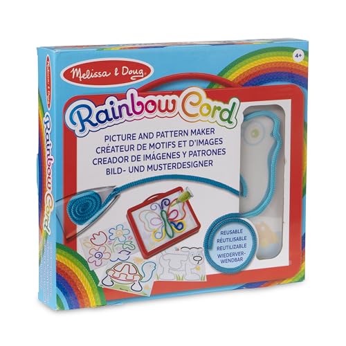 Melissa & Doug 40619 Rainbow Cord & Picture Pattern Maker | Arts & Crafts | 3+ | Gift for Boy or Girl, Multi-Color