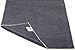 Amazon Basics Hot Yoga Mat Towel - 72 x 24 Inches, Grey and Green