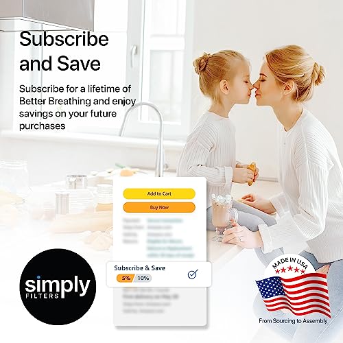 Simply By Mervfilters 12X12X1 Air Filter, Merv 8, Mpr 600, Ac Furnace Air Filter, 6 Pack #TOP4