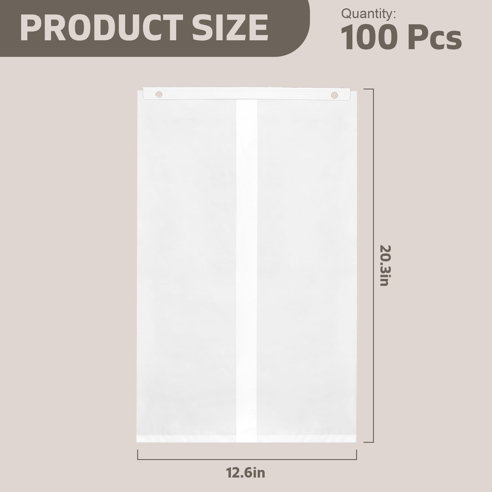 Paquete de 100 bolsas de arena para gatos para PetSnowy Snow+ caja de arena para gatos, resistente a desgarros y fugas, bolsas de basura autosellantes para cajones de residuos para PetSnowy (100)