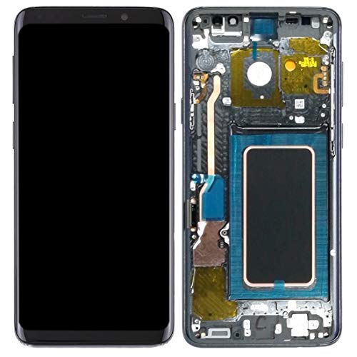 Écran LCD Galaxy S9 Plus G965F avec châssis gris pour remplacement